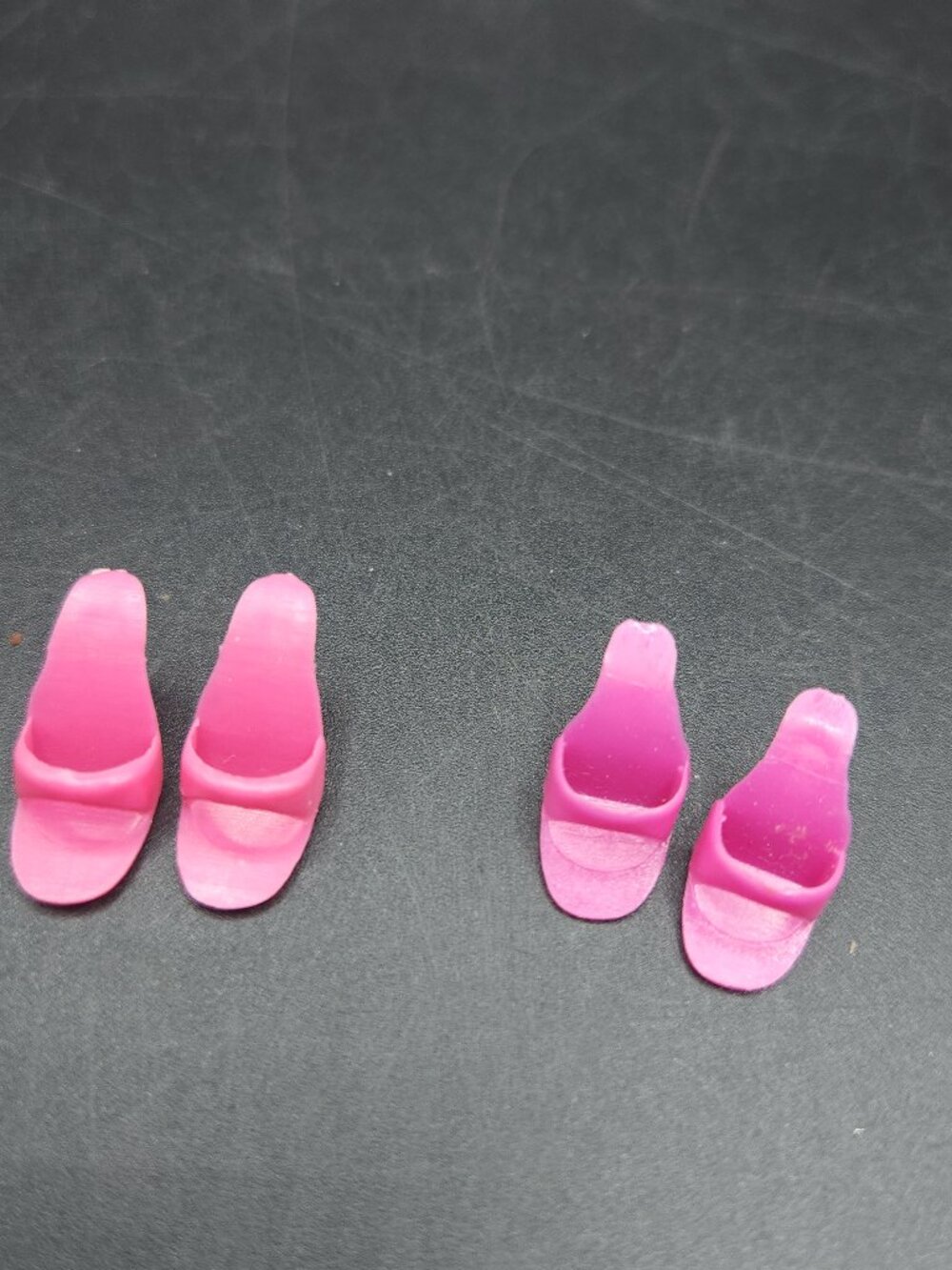 Vintage Barbie Open Toe Heels Pink Set of 2